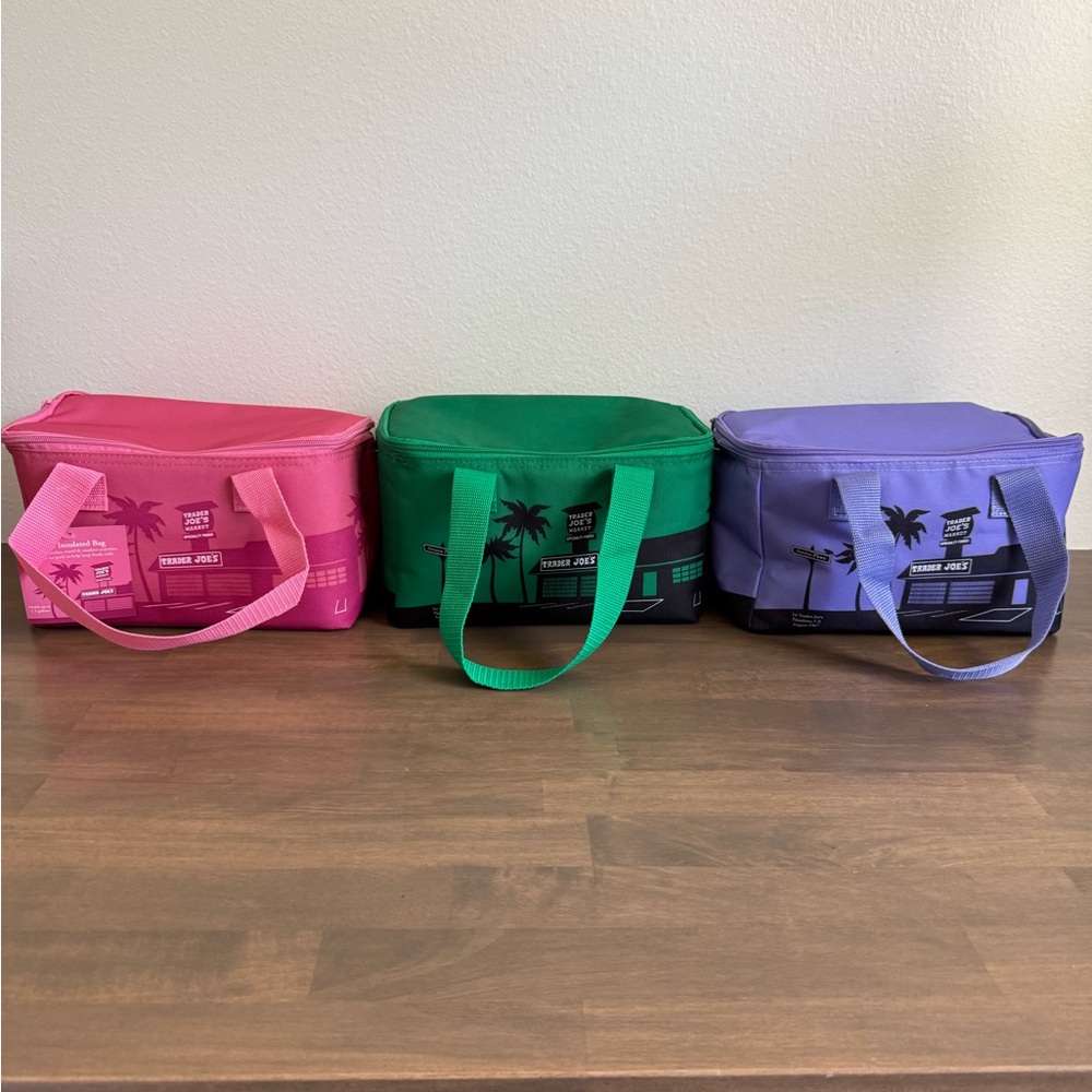 New Trader Joe’s mini insulated cooler bags set of 3